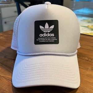 adidas trucker dispatch 5 panel high crown mesh -back adjustable snap back hat